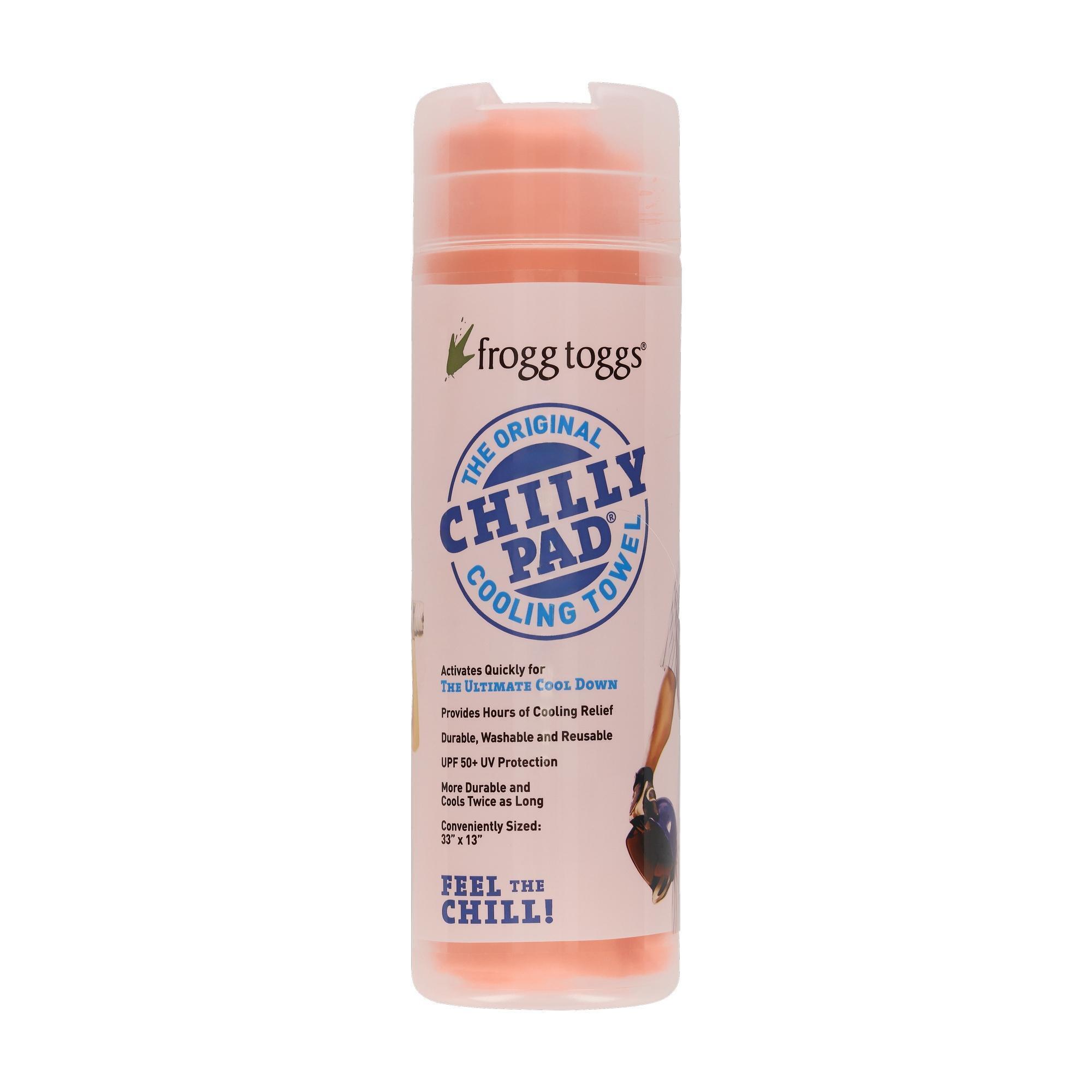 frogg toggs, Chilly Pad Cooling Towel | HiVis Orange | One Size, Model# CP100-46